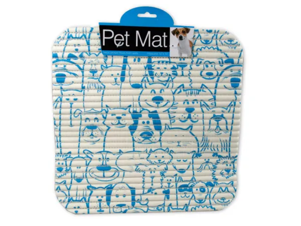 Bulk Buys HW732 — Fun Cats & Dogs Print Floor Protector Mat