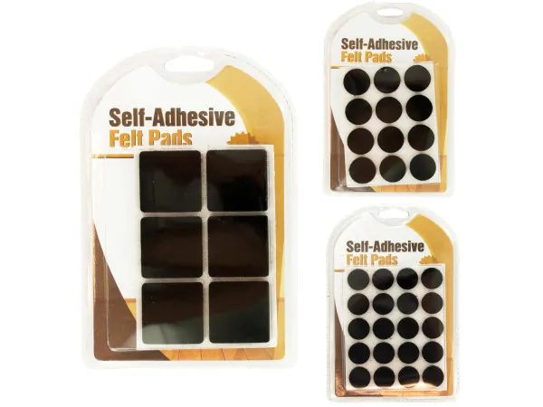 Bulk Buys HW745 — Self-Adhesive Felt Floor Protector Pads