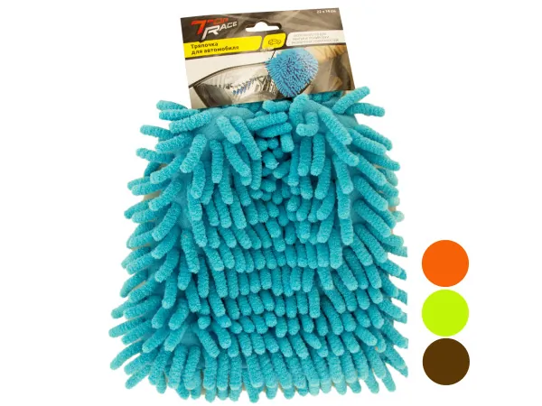 Bulk Buys HW789 — Premium Microfiber Car Wash Mitt with Gentle Grip