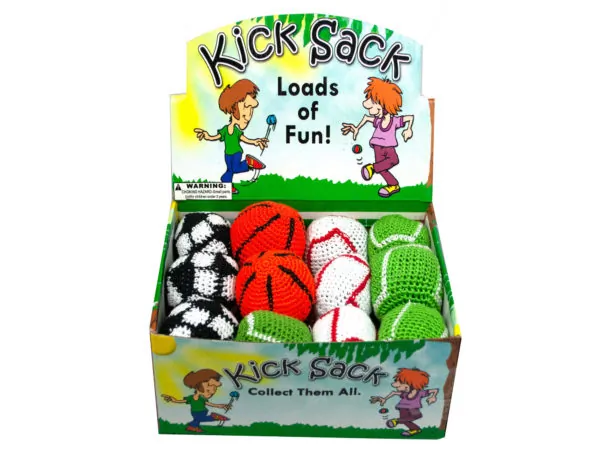 Bulk Buys KK694 — Interactive Sports Kick Sack Display Set