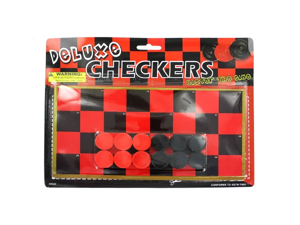 Bulk Buys KR029 — Toy Checkers Game Set