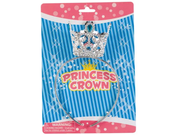 bulk buys KL585 - Deluxe Princess Wand and Tiara Set for Kids
