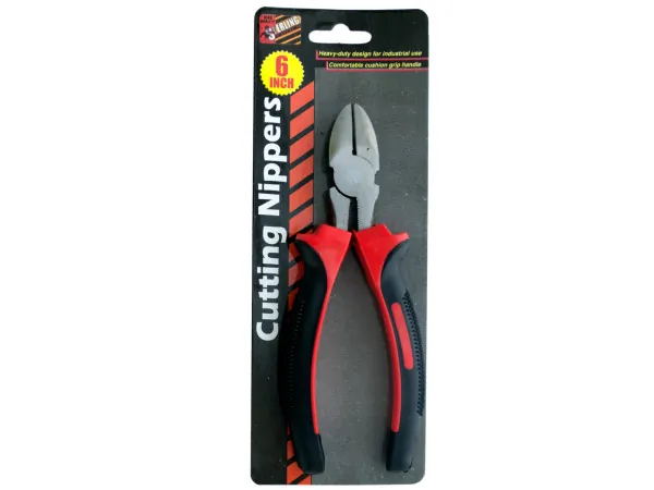 Bulk Buys ML035 — 6-Inch Heavy Duty Diagonal Cutting Nippers