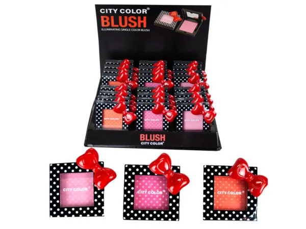 Bulk Buys MK129 — Colorful Blush Countertop Display with Polka Dot Design