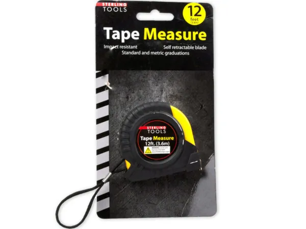 STERLING MT189 — Tape Measure with Rubber Outer Grip