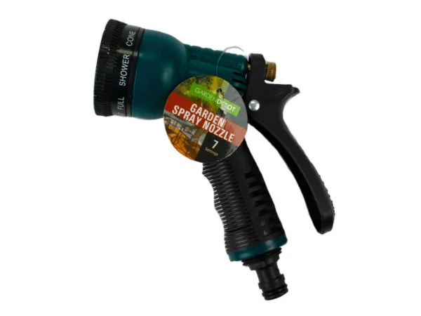 Bulk Buys MP148 — Versatile 8-Pattern Garden Hose Spray Nozzle