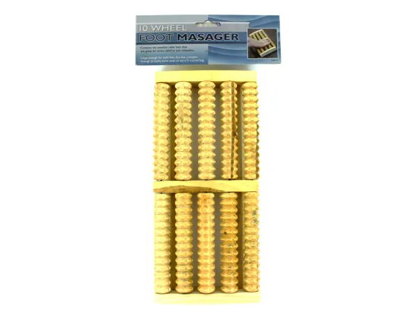 Bulk Buys OA618 — 10 Wheel Foot Massager