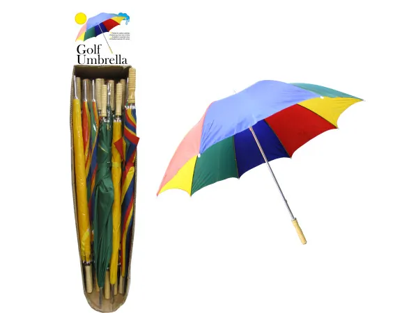 bulk buys OB518 - Deluxe 30 Golf Umbrella with Wooden Handle