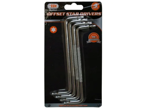 Bulk Buys MT756 — Offset Star Drivers Set