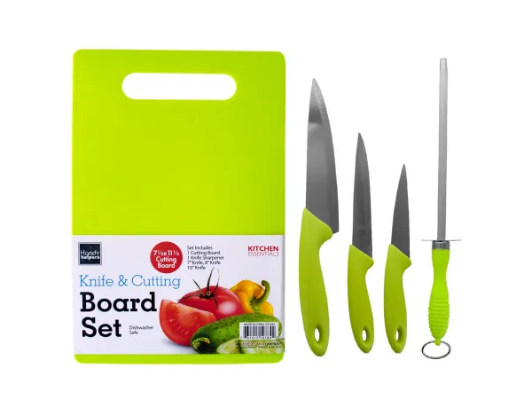 Bulk Buys OC543 — Knife & Cutting Board Set