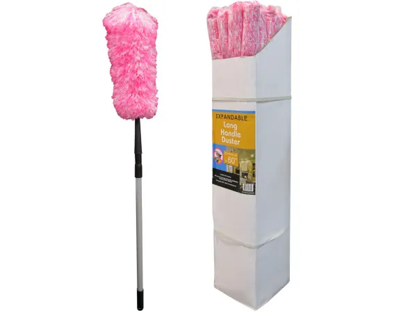 Bulk Buys OC586 — 60-Inch Expandable Long Handle Duster for Easy Cleaning