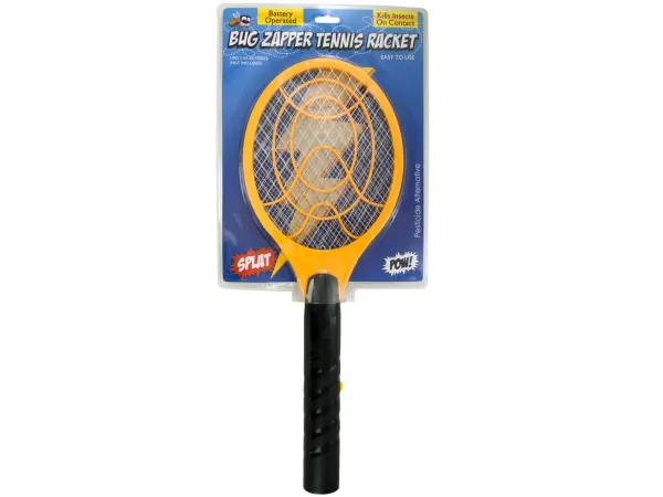 Bulk Buys OC613 — Electric Bug Zapper Tennis Racket - Battery Powered