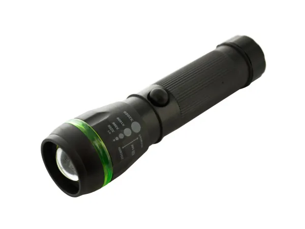 Bulk Buys OD429 — Adjustable Zoom LED Flashlight - 12 Pack Display