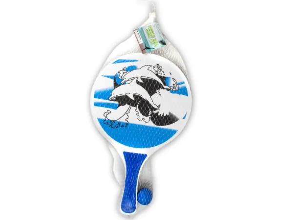 Bulk Buys OD858 — Paddle Ball Game Set