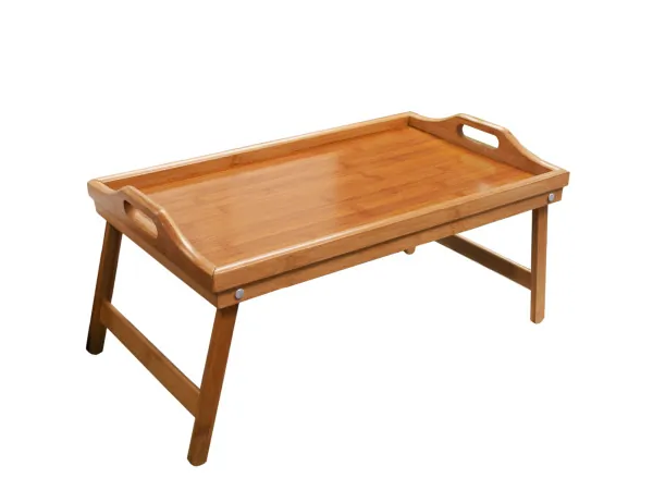 Bulk Buys OD992 — Bamboo Bed Tray with Folding Legs