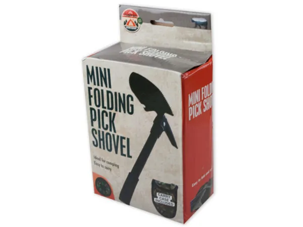 Bulk Buys OF351 — Mini Folding Pick Shovel with Compass