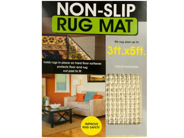 Bulk Buys OF450 — Premium Non-Slip Rug Pad for Hard Floors