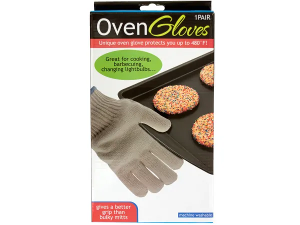Bulk Buys OF670 — Heat Resistant Oven Gloves