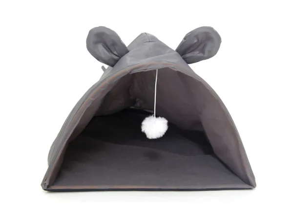 Bulk Buys OF791 — Cozy Mouse-Shaped Cat House with Crinkle Toy