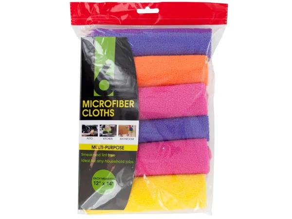 Bulk Buys OF856 — Multi-Purpose Microfiber Cloths Set
