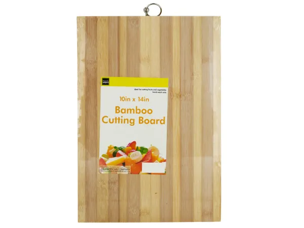 Bulk Buys OL178 — Striped Bamboo Cutting Board