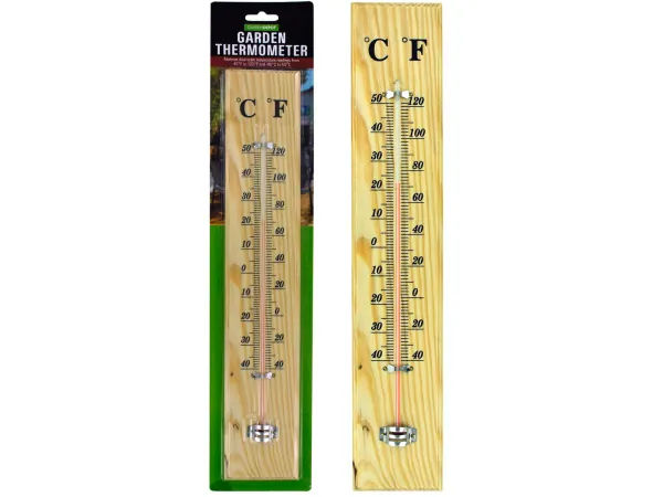 garden depot OL417 - Wooden Garden Thermometer