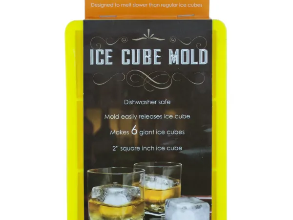 Bulk Buys OL461 — Extra Large Silicone Ice Cube Tray for Perfect Drinks