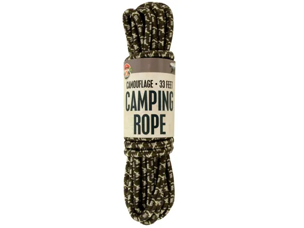 Bulk Buys OL561 — Camouflage Camping Rope