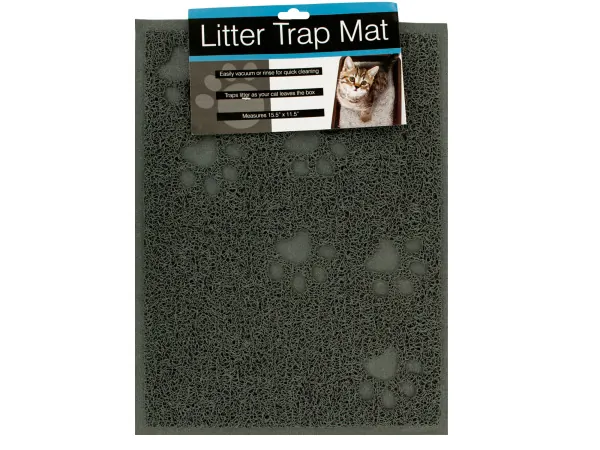 tiny's OL688 — Soft Rubberized Cat Litter Catcher Mat