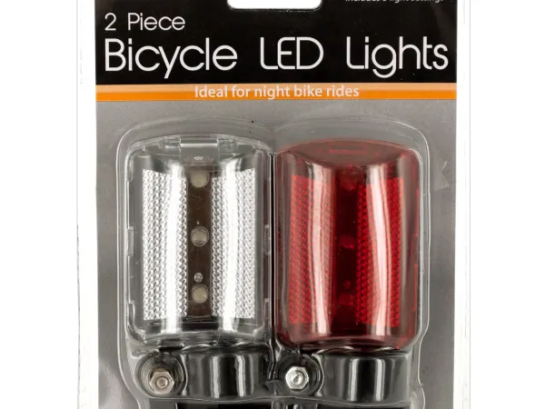 Bulk Buys OL963 — Rechargeable Bicycle LED Light Set with Multiple Modes