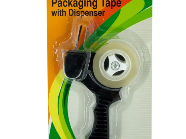 Bulk Buys OS029 — Strong Packaging Tape with Easy-Reload Dispenser
