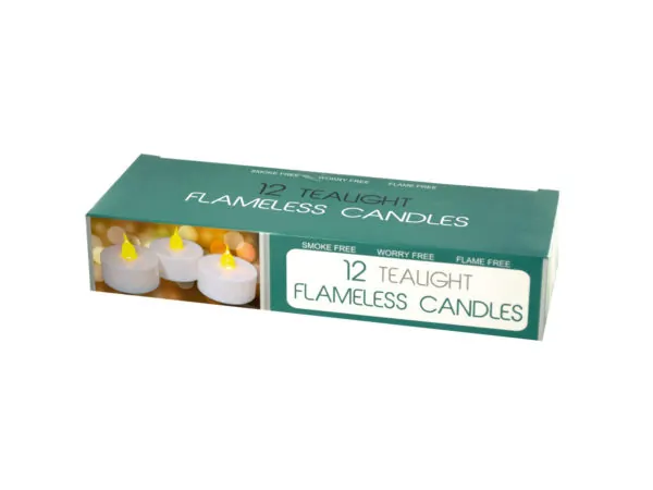Bulk Buys OS167 — Kole Imports OS167 LED Flameless Tealight Candles Set