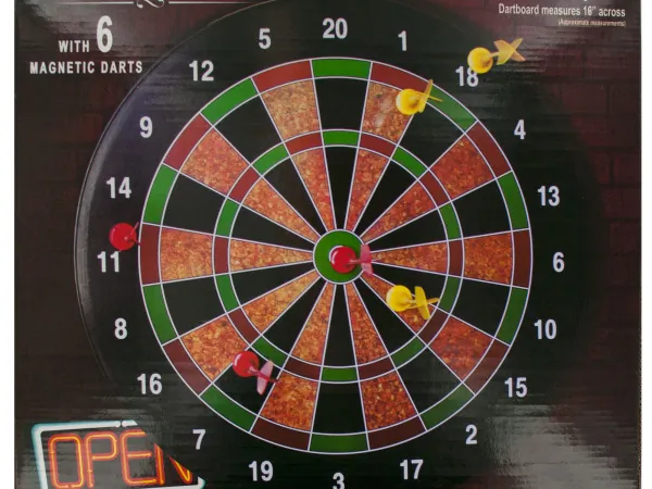 Bulk Buys OS195 — Magnetic Dartboard Game
