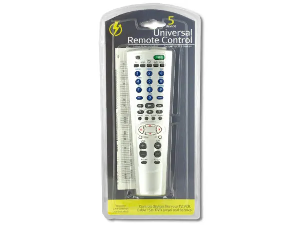 Bulk Buys OS279 — 5 Device Universal Remote Control