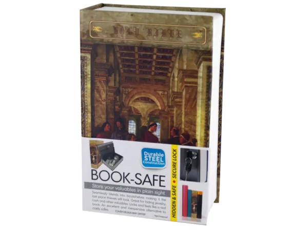 Bulk Buys OS089 — Compact Bible Book Safe for Valuables
