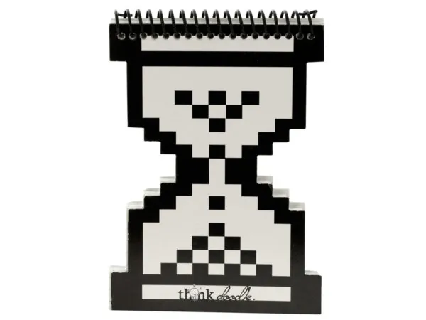 bulk buys OP861 - Iconz Hourglass Shape Spiral Notebook