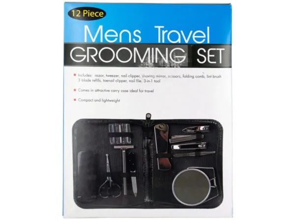 Bulk Buys OS340 — Men's Travel Grooming Set