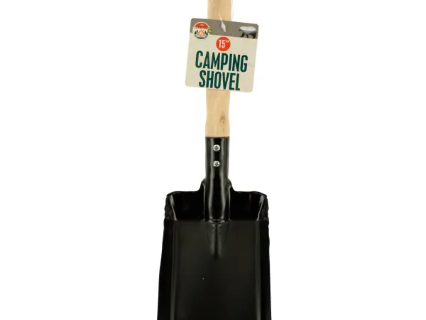 Bulk Buys OS393 — Camping Shovel with Wood Handle