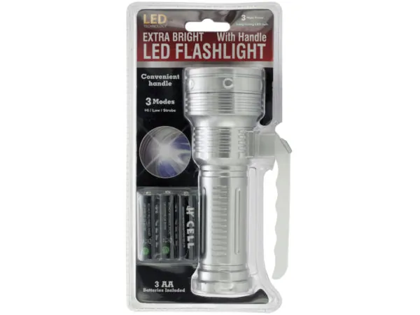Bulk Buys OS906 — Extra Bright LED Flashlight with Handle