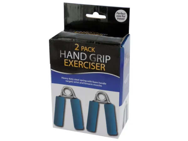 Bulk Buys OS960 — Ergonomic Hand Grip Strengthener - 2-Piece Set