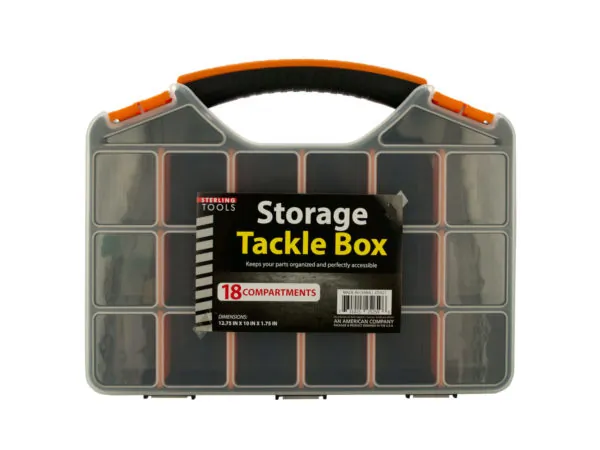 STERLING OT021 — Durable 18 Compartment Storage Tackle Box