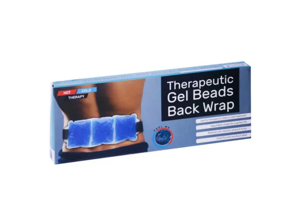 Bulk Buys OT164 — Adjustable Therapeutic Gel Beads Back Wrap for Pain Relief