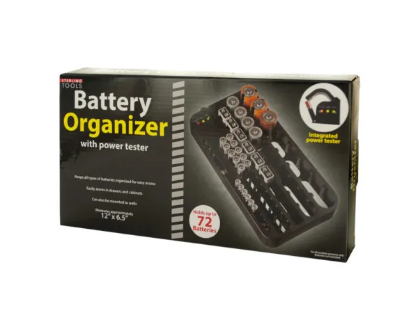 STERLING OT237 - Battery Organizer with Power Tester