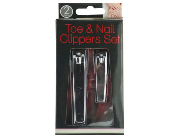 Bulk Buys OT490 — Toe & Nail Clippers Set