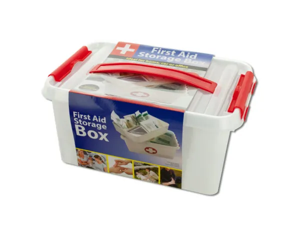 Bulk Buys OT565 — Compact First Aid Kit Organizer with Divider Tray