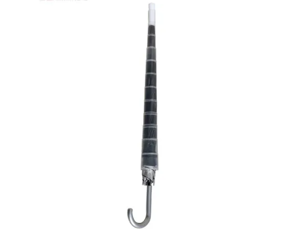 bulk buys OT572 - Black & Silver Umbrella with Sliding Cover