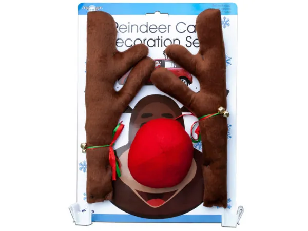 STERLING OT577 — Fun Reindeer Car Decoration Set for Holiday Cheer