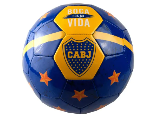 bulk buys OT930 - Boca Juniors Size 5 Mi Vida Soccer Ball - Ideal for Training