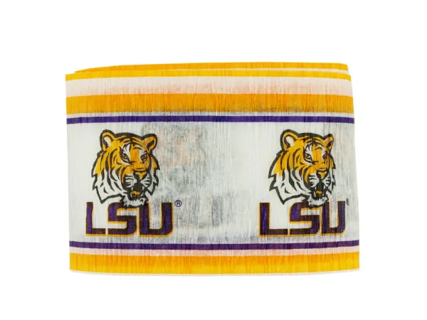 Bulk Buys PC226 — LSU Tigers Colorful Crepe Paper Streamer Decoration
