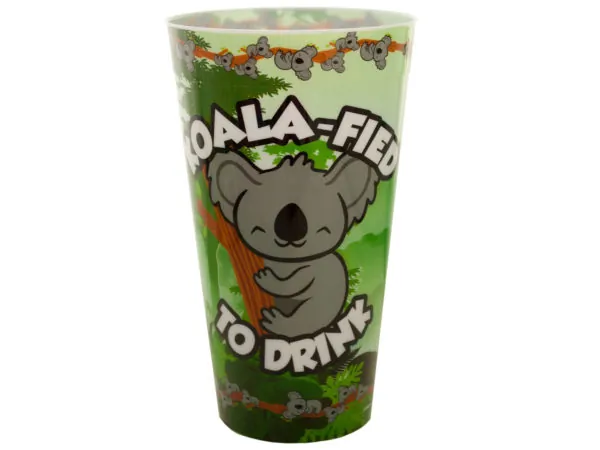 bulk buys PC838 - Cute Koala Plastic Tumbler for Every Occasion